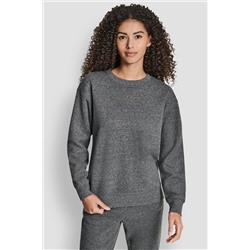 RHINESTONE LOGO NOLITA CREW NECK SWEATSHIRT