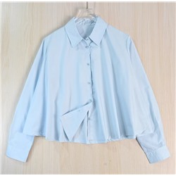 Женская свободная повседневная рубашка с длинным рукавом