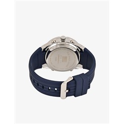 MEN'S BLUE RUBBER STRAP ANALOG/DIGITAL WATCH