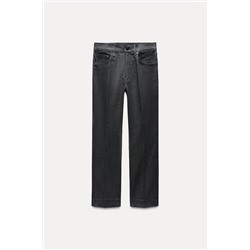 ZW COLLECTION BOOTCUT HIGH-WAIST CROPPED JEANS