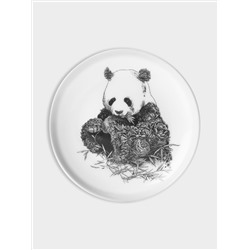 Тарелка, 20 см, Большая панда