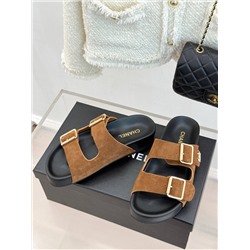 Женские замшевые сабо  ШАНЕ*ЛЬ