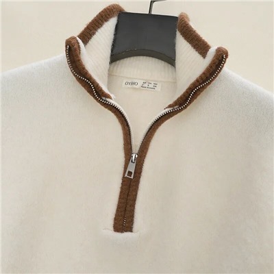 Женский свитер с воротником стойкой на молнии   OYSH*O