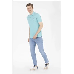 Erkek Mint Basic Polo Yaka Tişört