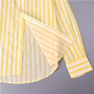 Классическая изысканная повседневная рубашка в полоску РАЛЬ*Ф Л