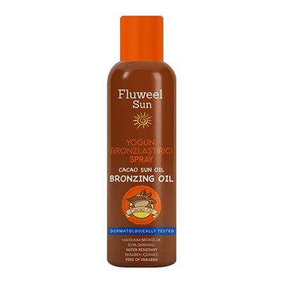 Fluweel Aerosol Sun Cacao Yoğun Bronzlaştırıcı Spray 200 ml Интенсивный бронзирующий спрей 200 мл
