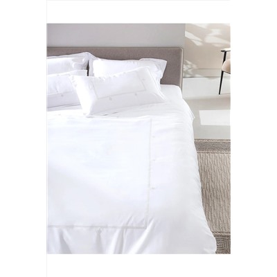Madame Coco Lilas King Size Nakışlı Saten Nevresim Takımı - Açık Gri NT0000000113-8682116850810