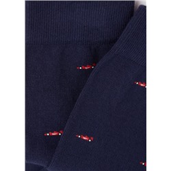 Kurze Herrensocken mit Allover-Muster