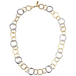 Колье (покрытие золото, родий 59см), Есть комплект