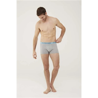 U.S. Polo Assn. 80446 Erkek Turkuaz-lacivert-gri 3'lü Boxer