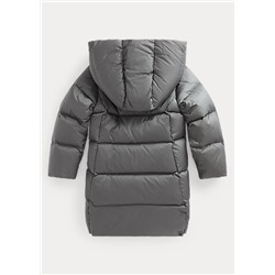 Girls 2-6x Quilted Hooded Down Coat