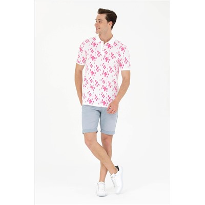 Erkek Pembe Polo Yaka Tişört