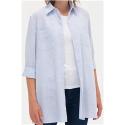 Kadın Açık Mavi Uzun Kollu Gömlek