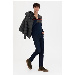 Erkek Eflatun Jean Pantolon