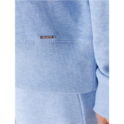 Джемпер из петельчатого футера двухнитки с эластаном