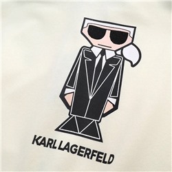 KAR*L LAGERFEL*D Толстовка на молнии с рисунками Бренда на груди и спине, экспорт✔️ цена на оф сайте выше 8000