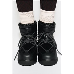 LAMINATED QUILTED ANKLE BOOTS - SKI COLLECTION