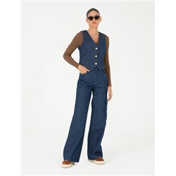İndigo Slim Fit Yelek