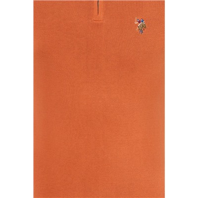 Erkek Kiremit Dik Yaka Triko Kazak