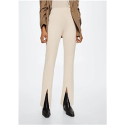 Pantalón aberturas bajo -  Mujer | MANGO OUTLET Melilla