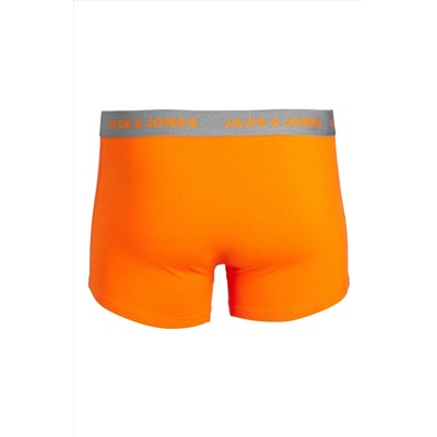 Jack & Jones JACSOLID CONTRAST TRUNKS 5 PACK 5'li Renkli Boxer Set