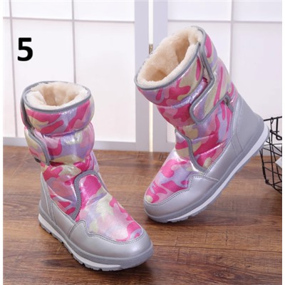 Зимние водонепроницаемые дутики на флисе