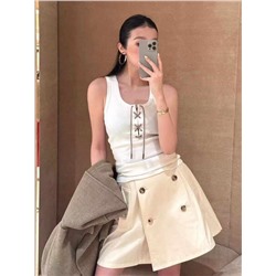 Женская майка на шнуровке (3цвета) БАРБЕР*И