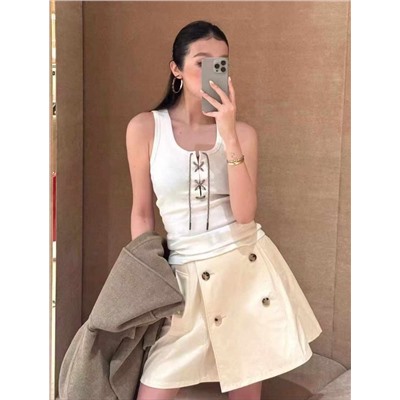 Женская майка на шнуровке (3цвета) БАРБЕР*И