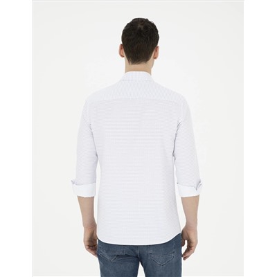 Saks Slim Fit Uzun Kollu Gömlek