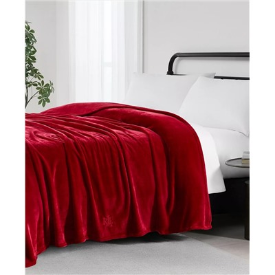 Lauren Ralph Lauren Micromink Plush Blanket, Twin (Плюшевое одеяло)