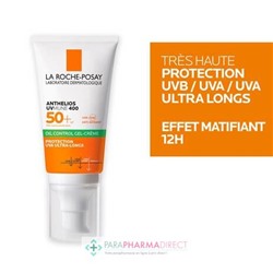 La Roche Posay Anthelios UVmune 400 - SPF50+ - Gel-Crème Oil Control - Avec Parfum 50ml