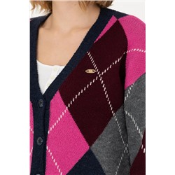 Kadın Lacivert Triko Hırka