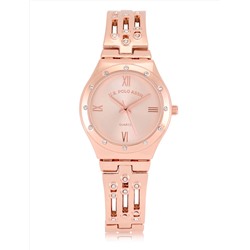 LADIES GOLD ANALOG BRACELET WATCH