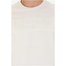 Erkek Taş Bisiklet Yaka Basic Sweatshirt