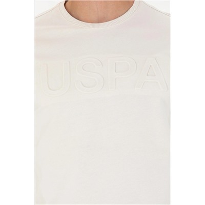 Erkek Taş Bisiklet Yaka Basic Sweatshirt