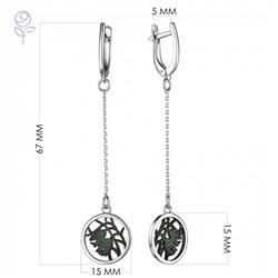 Серьги серебро 52923.1SZ