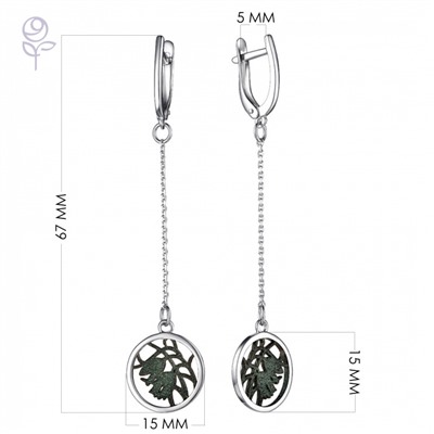 Серьги серебро 52923.1SZ