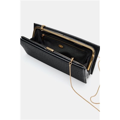 EMBOSSED LONG CLUTCH BAG