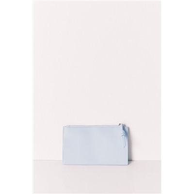 Mini monedero charol azul