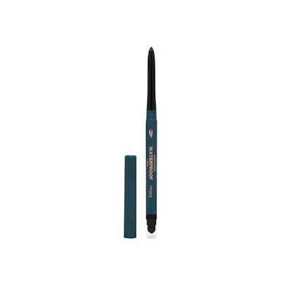 Водостойкая подводка для глаз Deliplus Eyeliner 09, металлический синий цвет.