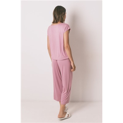 Pijama Capri viscosa rosa soft touch