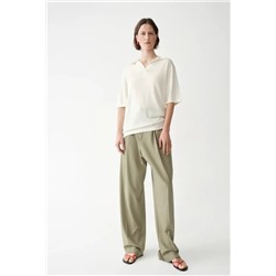 Повседневный вязаный свитер Качественный тенсель