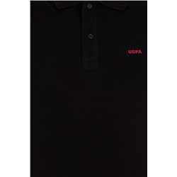 Erkek Siyah Basic Polo Yaka Tişört