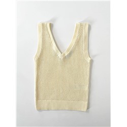 Женский вязаный топ