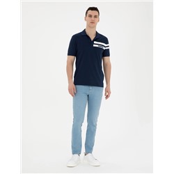 Açık Mavi Slim Fit Jean Pantolon