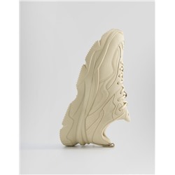 Chunky trainers with topstitching detail