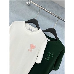 Женская футболка с вышивкой из бусин   AM*I