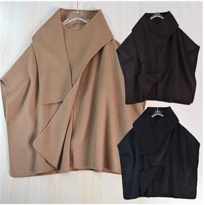 Шерстяное пальто в стиле шарфа с нишевым дизайном КО*С