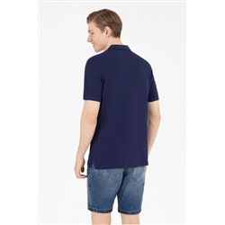 Erkek Lacivert Basic Polo Yaka Tişört