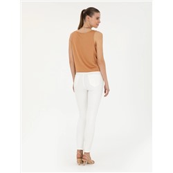Beyaz Skinny Fit Jean Pantolon